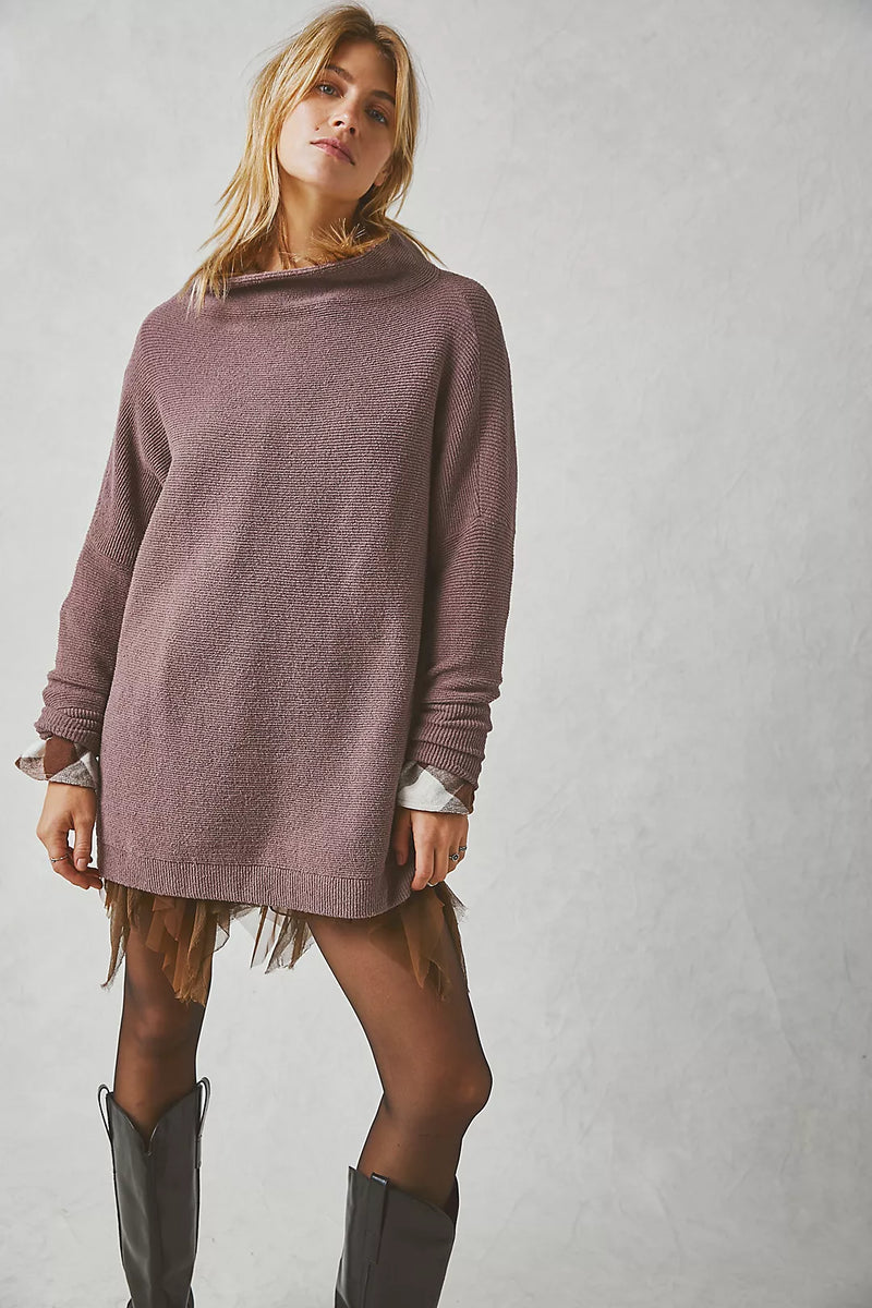 Ottoman Slouchy Tunic Nutmeg