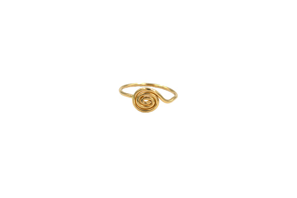 Spiral Ring Gold